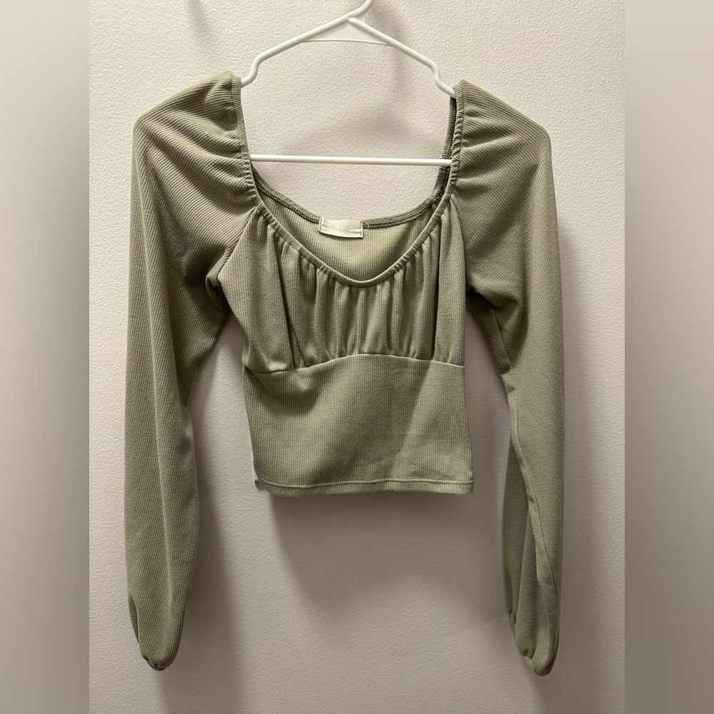 light green top
